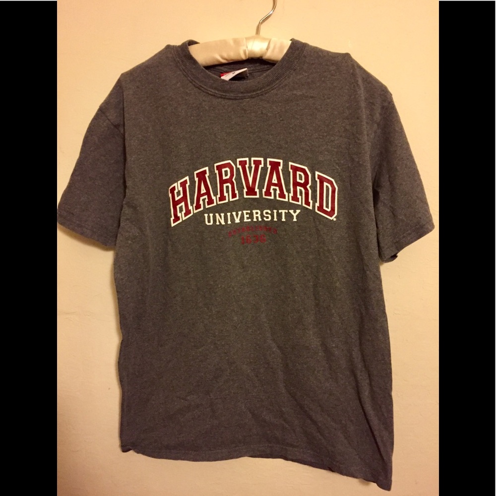 💖Champion Harvard gray tee shirt- Medium